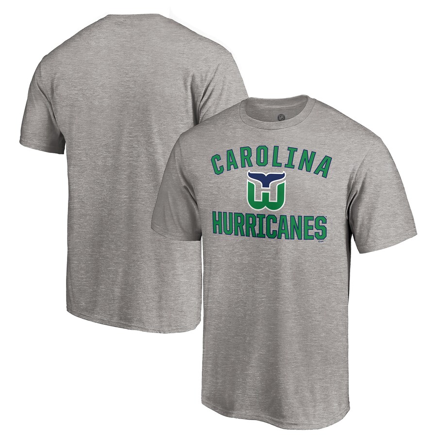 Men's Carolina Hurricanes Heather Gray Special Edition Victory Arch T-Shirt