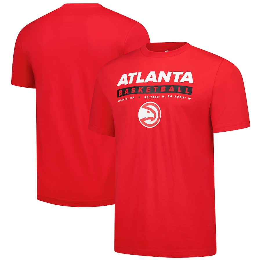 Men's Atlanta Hawks Fanatics Red Location Just Net T-Shirt