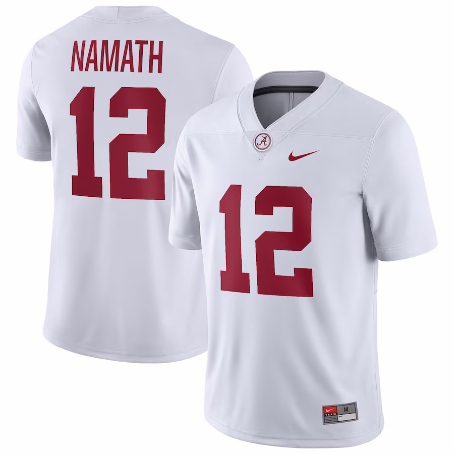 Joe Namath Alabama Crimson Tide Nike Alumni Player Jersey - White