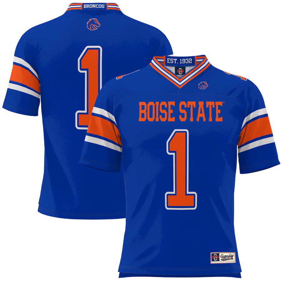 Youth GameDay Greats #1 Royal Boise State Broncos Football Jersey