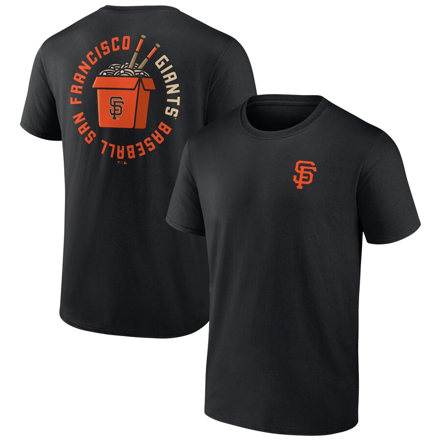 Men's San Francisco Giants Black Noodles T-Shirt