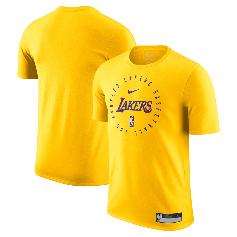 Men's Los Angeles Lakers Nike Gold 2024/25 Legend On-Court Practice Performance T-Shirt