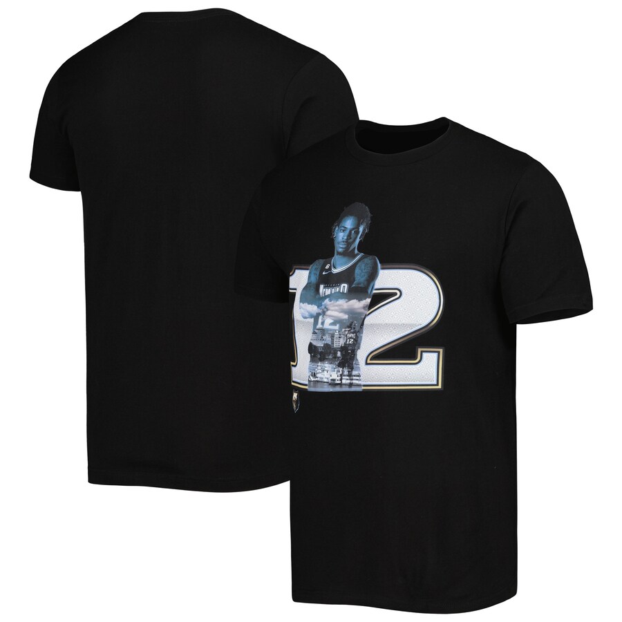 Men's Memphis Grizzlies Ja Morant Stadium Essentials Black Player Metro T-Shirt