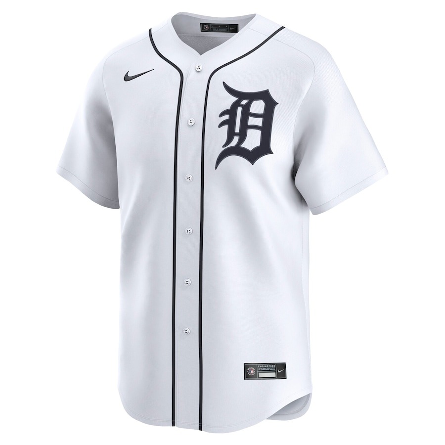 Men's Detroit Tigers Tarik Skubal Nike White Home Limited Player Jersey