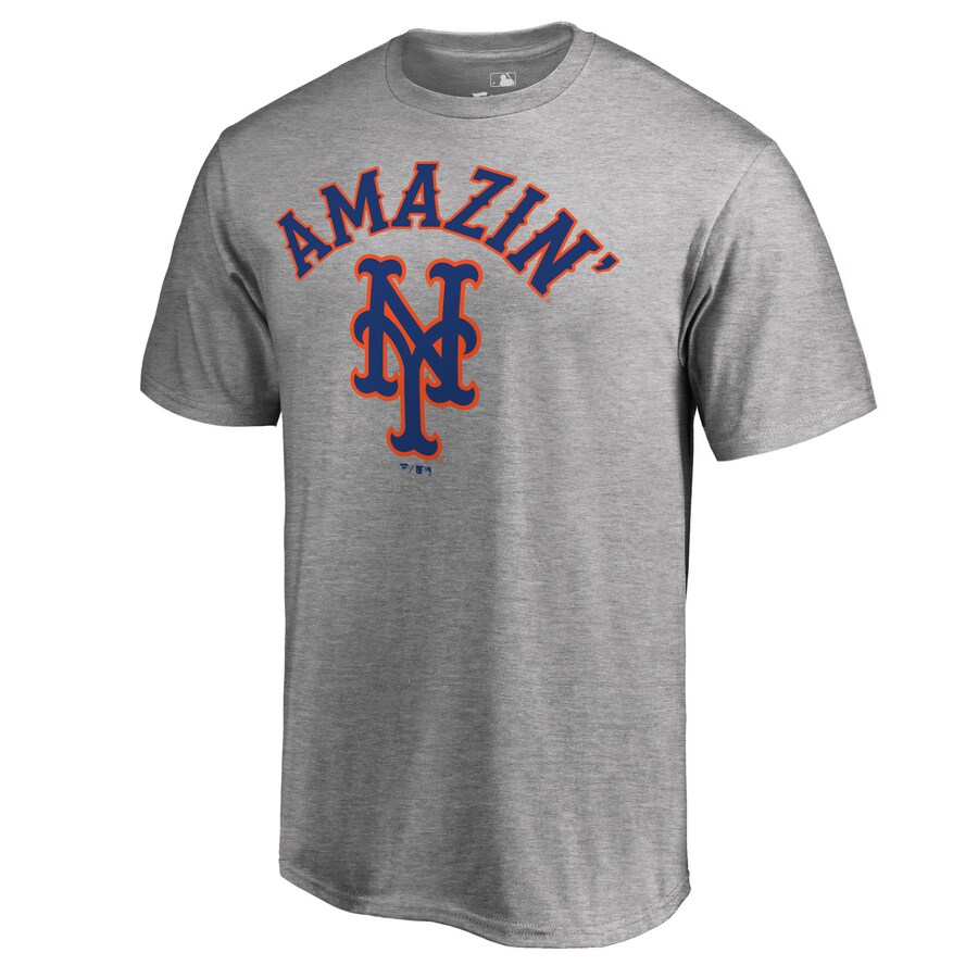 Men's New York Mets Ash Amazin Hometown T-Shirt