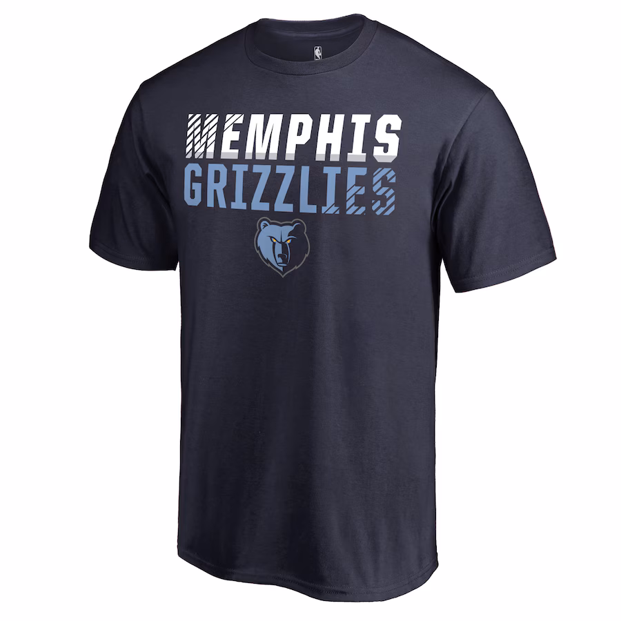 Men's Memphis Grizzlies Navy Fade Out T-Shirt