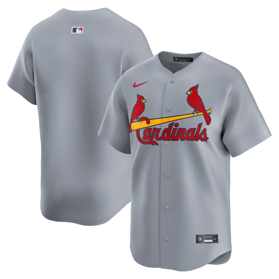 Men's St. Louis Cardinals Nike Gray Away Limited Jersey