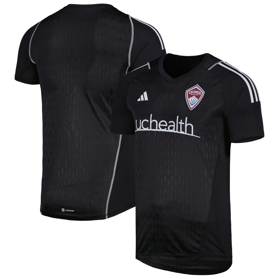 Men's Colorado Rapids adidas Black 2023 Replica Goalkeeper Jersey