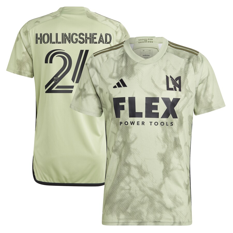 Men's LAFC Ryan Hollingshead adidas Green 2024 Smokescreen Replica Player Jersey