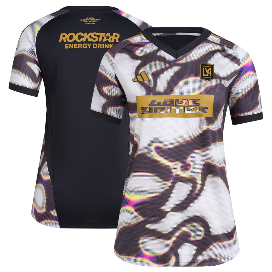 Women's LAFC adidas Black 2024 Pride Pre-Match Top