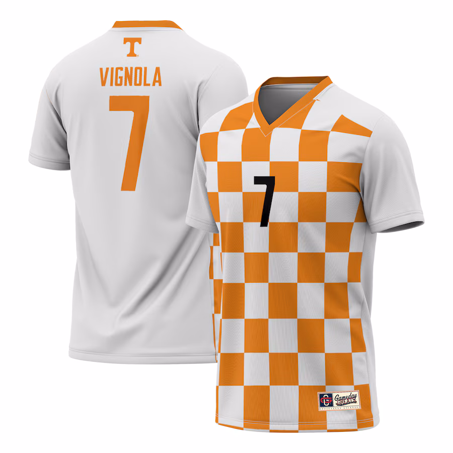 Unisex GameDay Greats M.A. Vignola White Tennessee Volunteers Women's Soccer Fashion Jersey