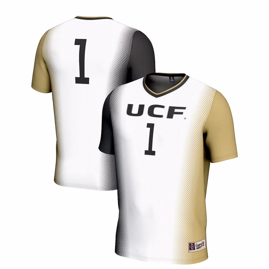 Unisex GameDay Greats #1 White UCF Knights  Lightweight Women's Soccer Jersey