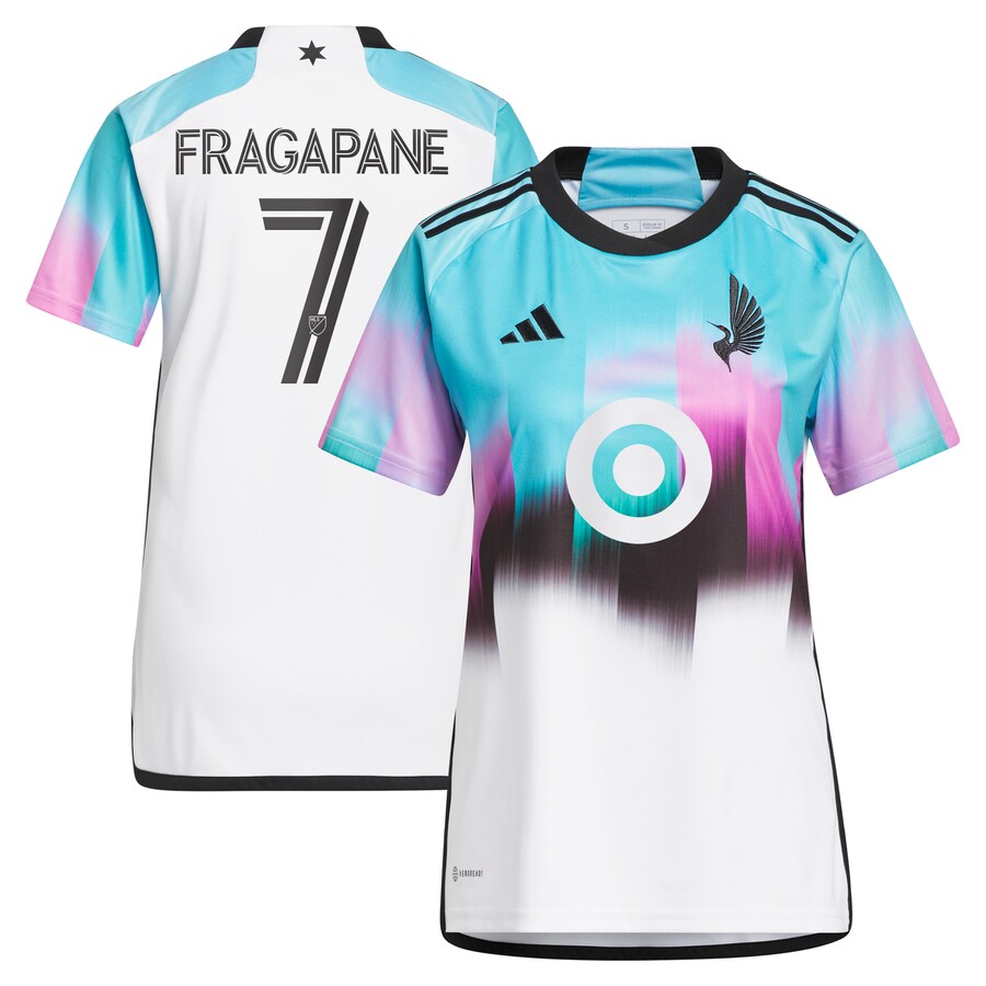 Women's Minnesota United FC Franco Fragapane adidas White 2023 The Northern Lights Kit Replica Jersey