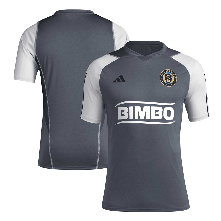 Men's Philadelphia Union adidas Gray 2024 AEROREADY Training Jersey