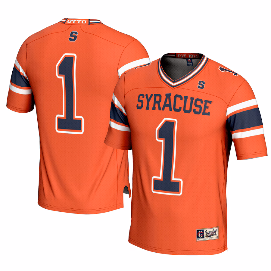 Men's GameDay Greats #1 Orange Syracuse Orange Football Jersey