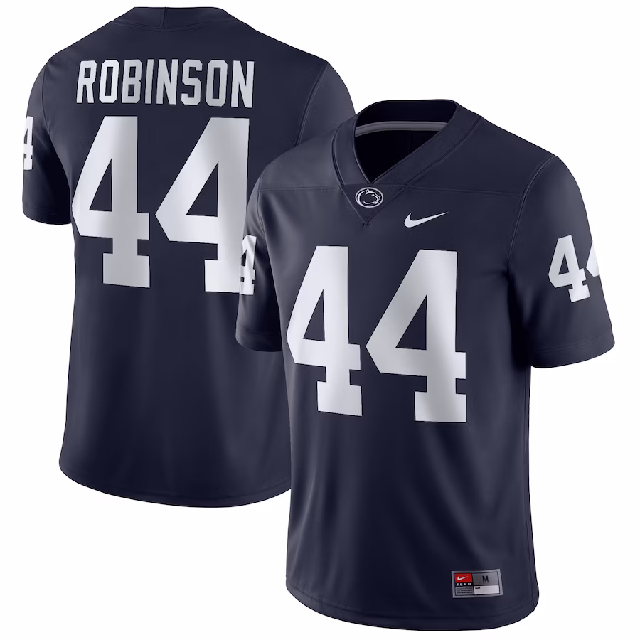 Chop Robinson Penn State Nittany Lions Nike  NIL Football Game Jersey �?Navy