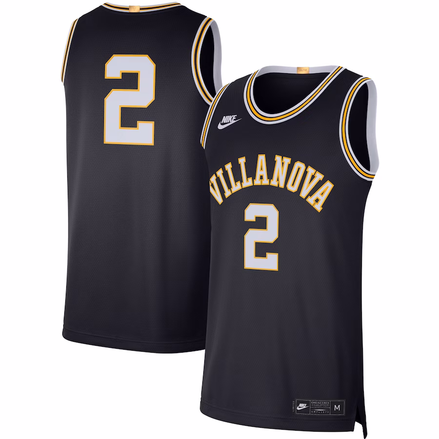 #2 Villanova Wildcats Nike Retro Limited Jersey - Navy