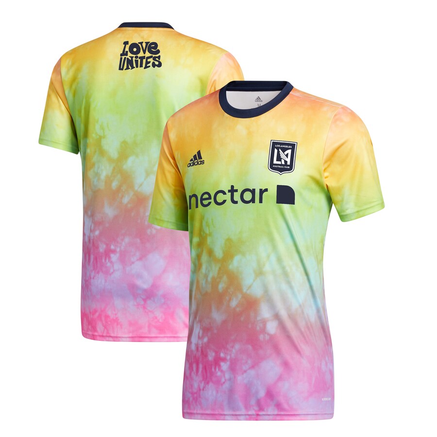 Men's LAFC adidas 2021 Pride Pre-Match Performance Top