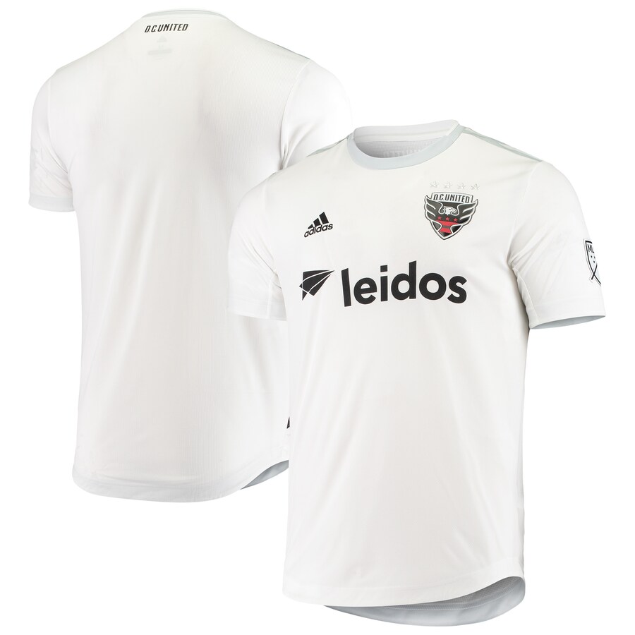 Men's D.C. United adidas White 2020 Authentic Away Jersey