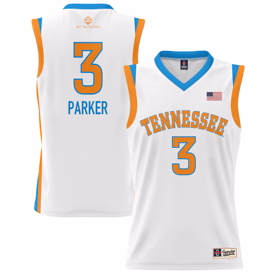 Youth GameDay Greats Candace Parker White Tennessee Volunteers Lightweight Basketball Alumni Jersey