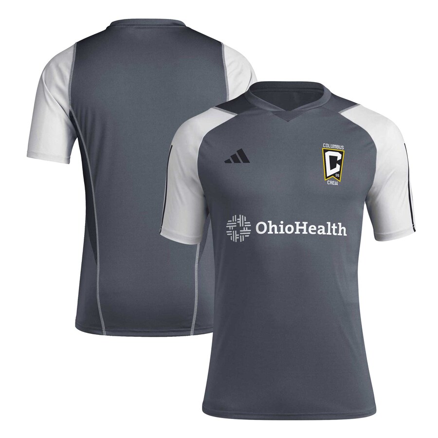 Men's Columbus Crew adidas Gray 2024 AEROREADY Training Jersey
