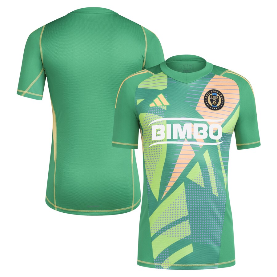 Men's Philadelphia Union adidas Green 2024 Goalkeeper Jersey