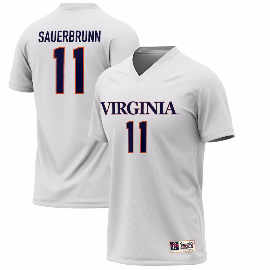 Becky Sauerbrunn Virginia Cavaliers GameDay Greats Youth Lightweight Alumni Soccer Jersey - White