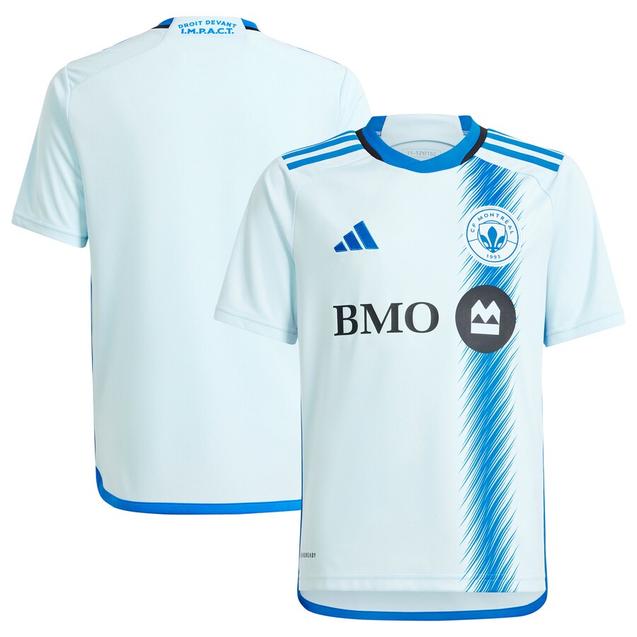 Youth CF Montreal adidas Light Blue 2024 La Main Replica Jersey