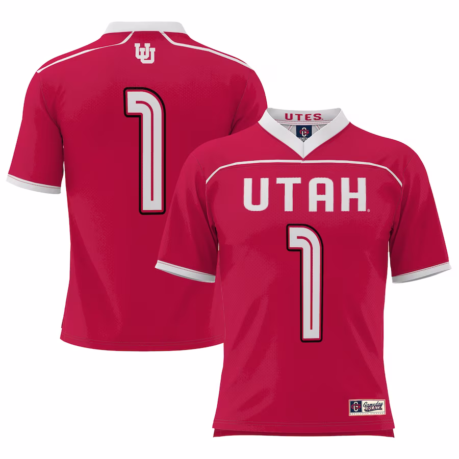 Utah Utes GameDay Greats #1 Lightweight Lacrosse Jersey - Red