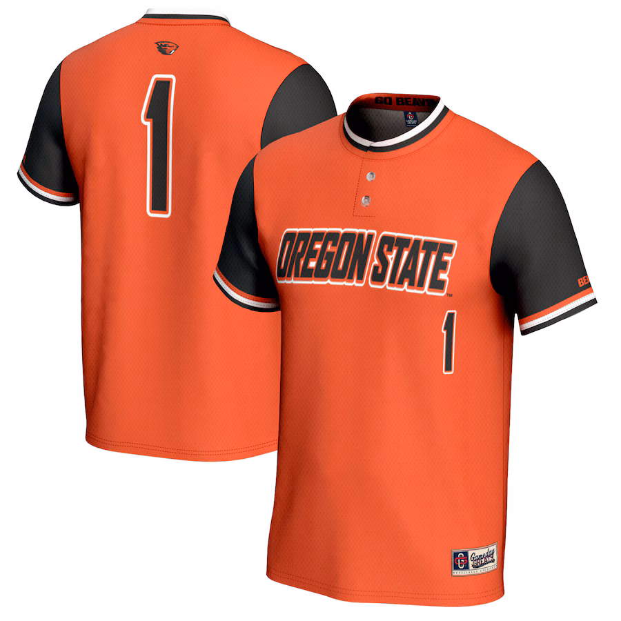 Unisex GameDay Greats #1 Orange Oregon State Beavers Softball Fashion Jersey