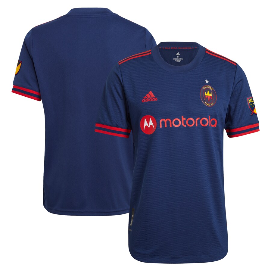 Men's Chicago Fire adidas Navy 2021 Primary Replica Jersey