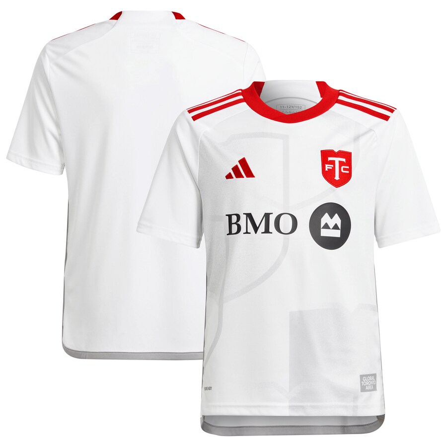 Youth Toronto FC adidas White 2024 GTA Kit Replica Jersey