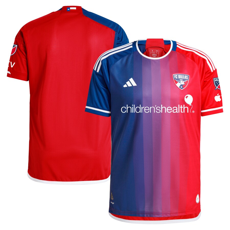 Men's FC Dallas adidas Navy 2024 After Burner Authentic Jersey