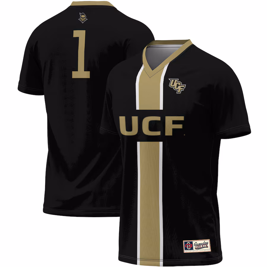 Unisex ProSphere #1 Black UCF Knights Lightweight Soccer Jersey