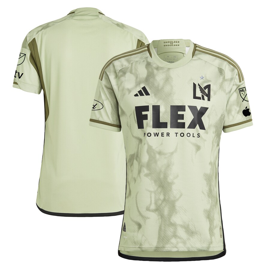 Men's LAFC adidas Green 2024 Smokescreen Authentic Patch Jersey