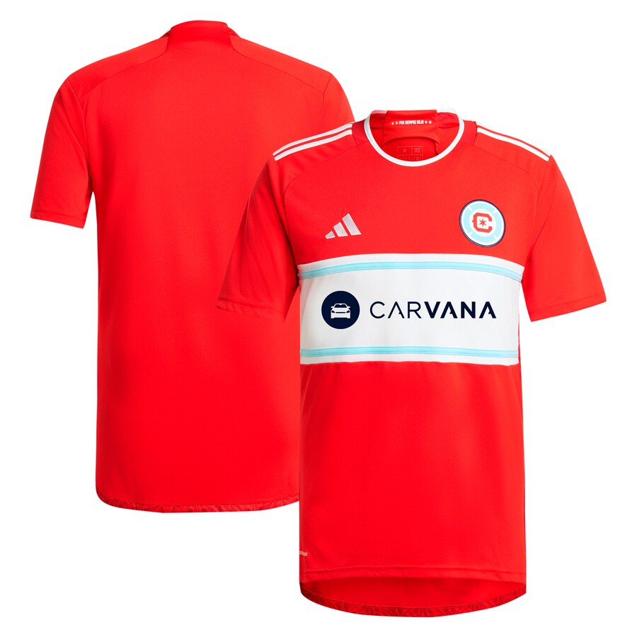 Men's Chicago Fire adidas Red 2024 Return To Red Replica Jersey