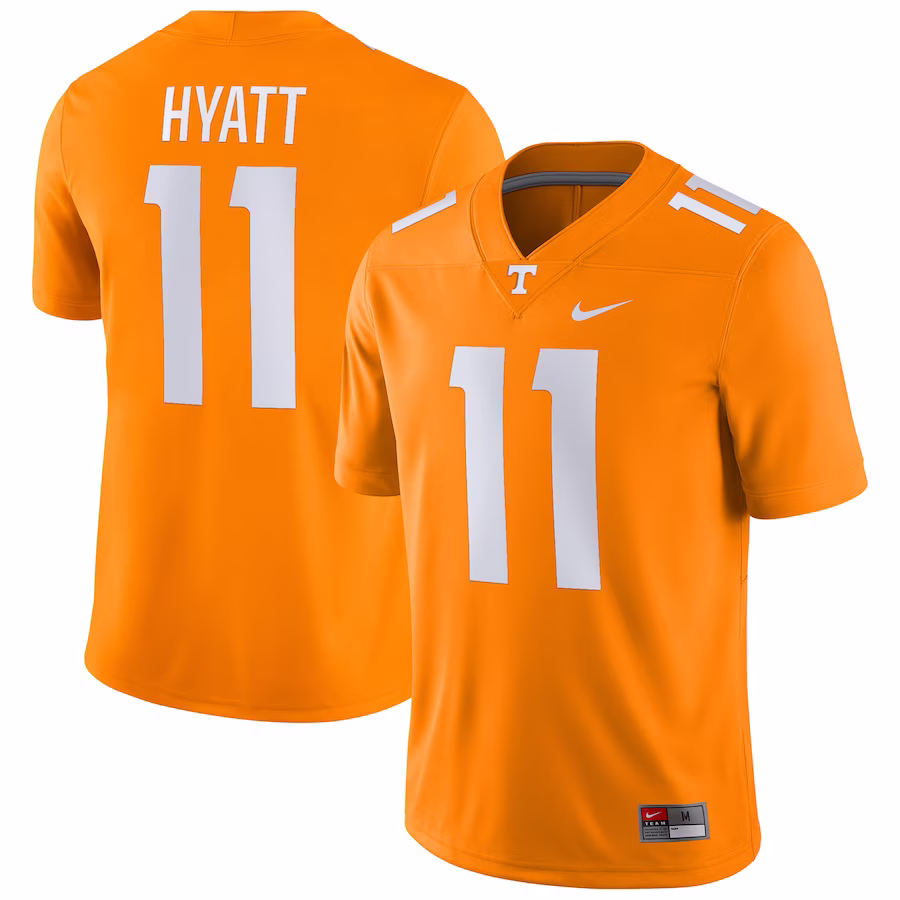 Jalin Hyatt Tennessee Volunteers Nike Player Game Jersey - Tennessee Orange