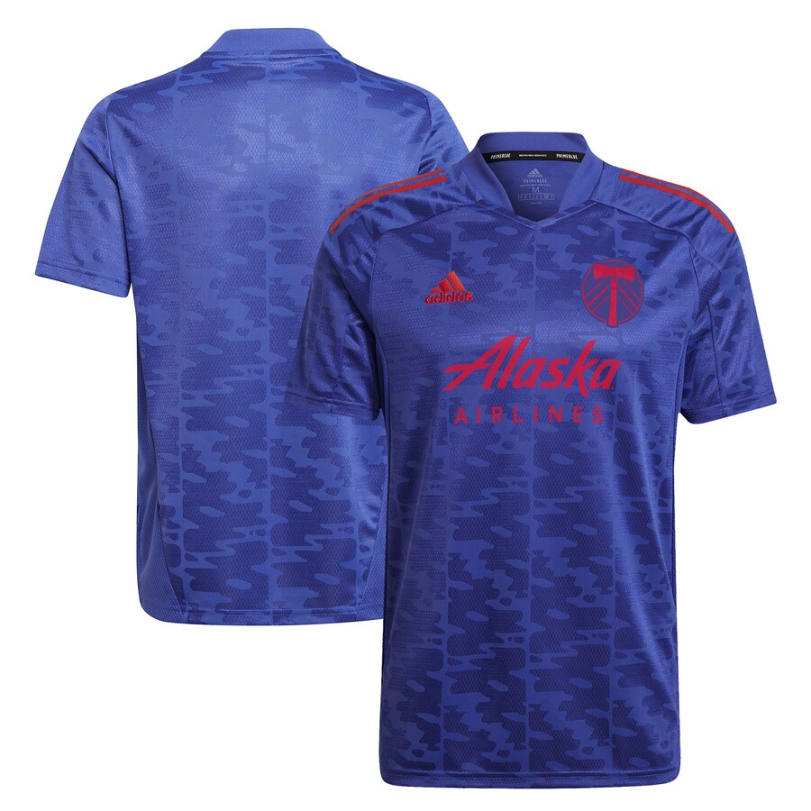 Men's Portland Timbers adidas Blue 2022 Primeblue Replica Jersey