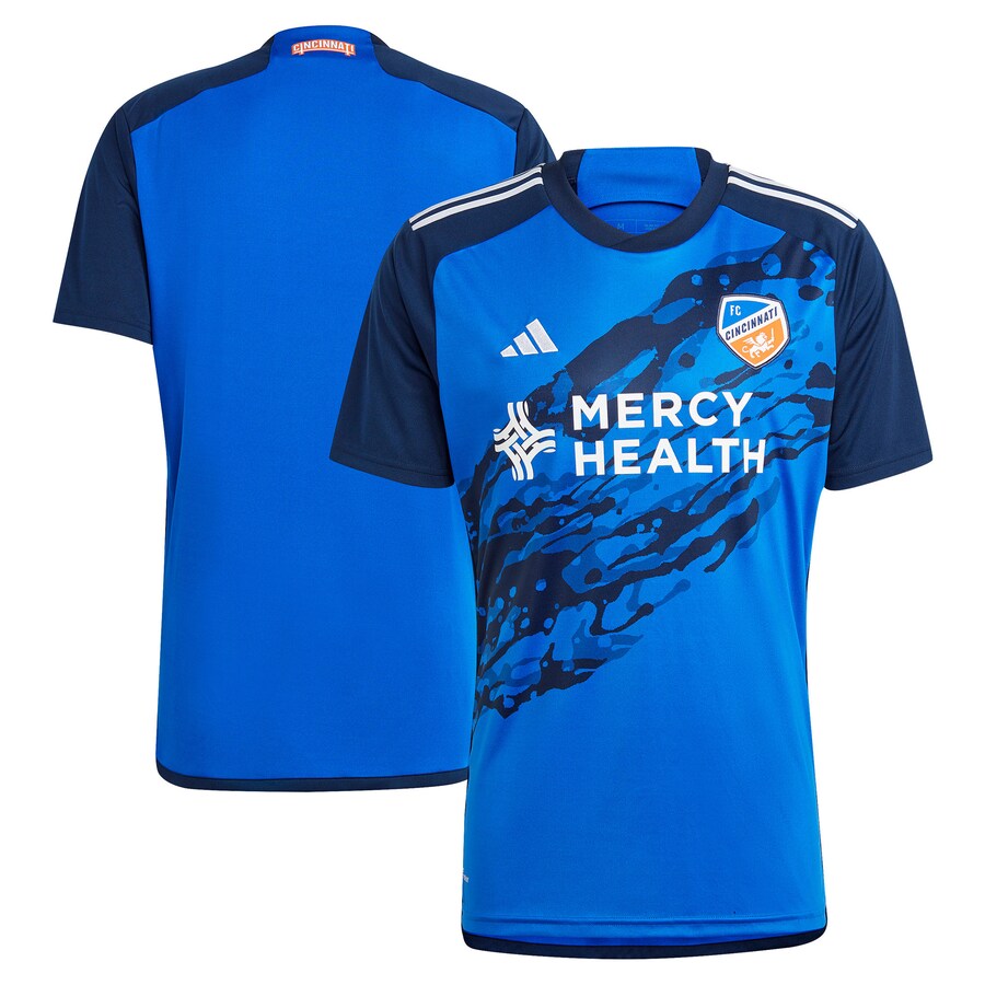 Men's FC Cincinnati adidas Blue 2023 River Kit Replica Jersey