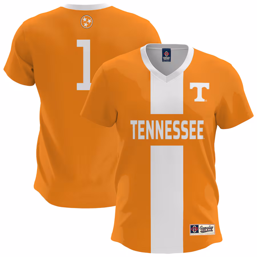 Youth GameDay Greats  Orange Tennessee Volunteers Lightweight Soccer Fashion Jersey