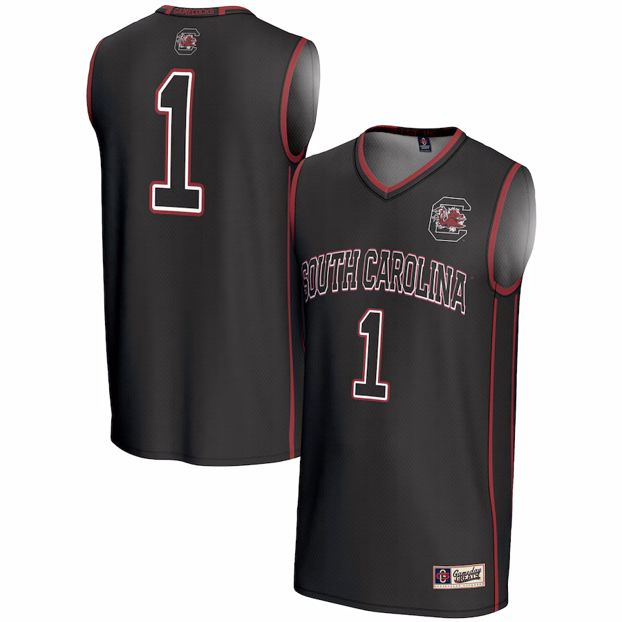 Unisex GameDay Greats #1 Black South Carolina Gamecocks Lightweight Basketball Jersey