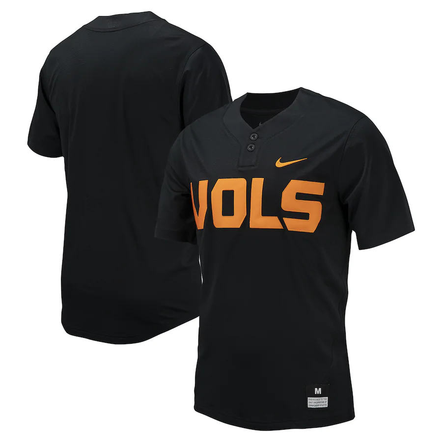 Tennessee Volunteers Nike Replica Baseball Jersey - Black