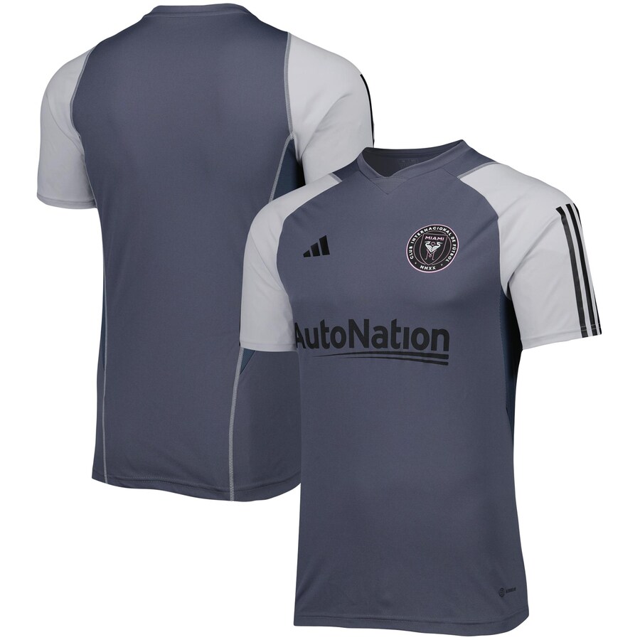 Men's Inter Miami CF adidas Gray 2023 On-Field Training Jersey