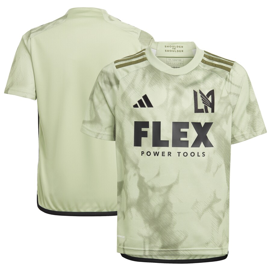 Youth LAFC adidas Green 2023 Smokescreen Replica Jersey
