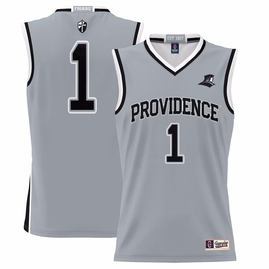 #1  Providence Friars GameDay Greats  Lightweight Basketball Jersey - Silver
