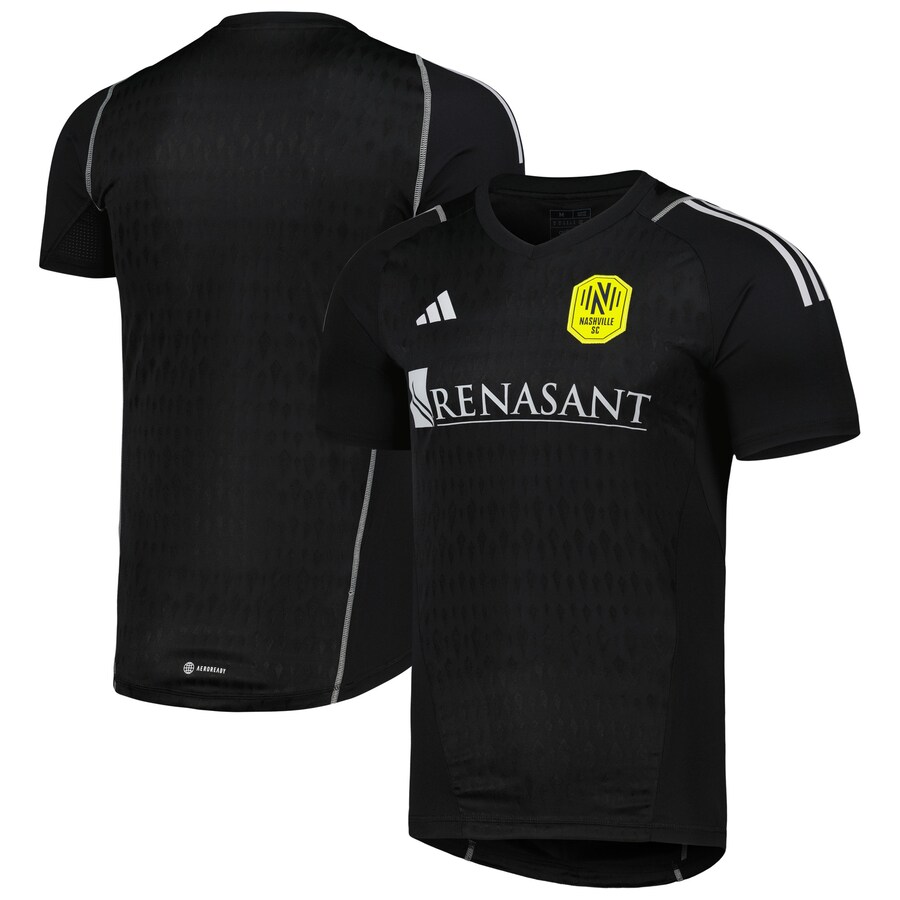 Men's Nashville SC adidas Black 2023 Replica Goalkeeper Jersey
