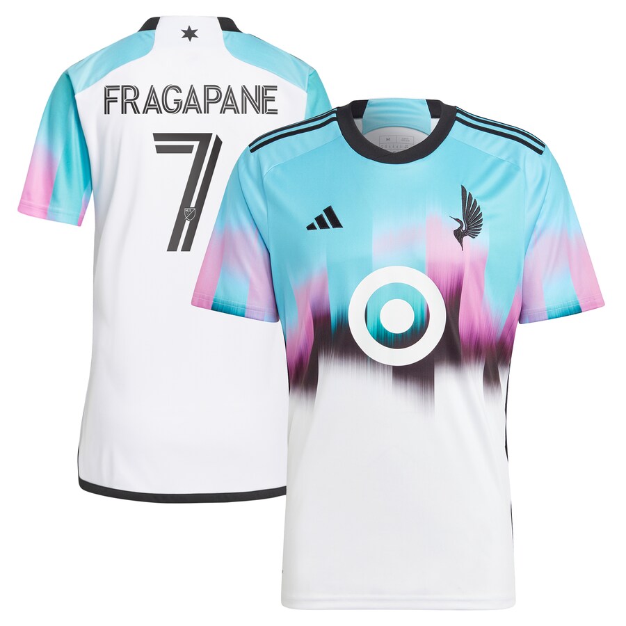 Men's Minnesota United FC Franco Fragapane adidas White 2023 The Northern Lights Kit Replica Jersey