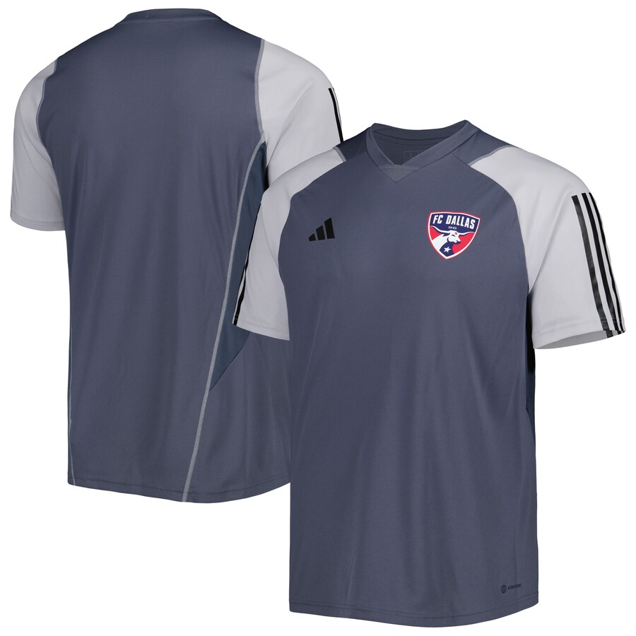 Men's FC Dallas adidas Gray 2023 On-Field Training Jersey
