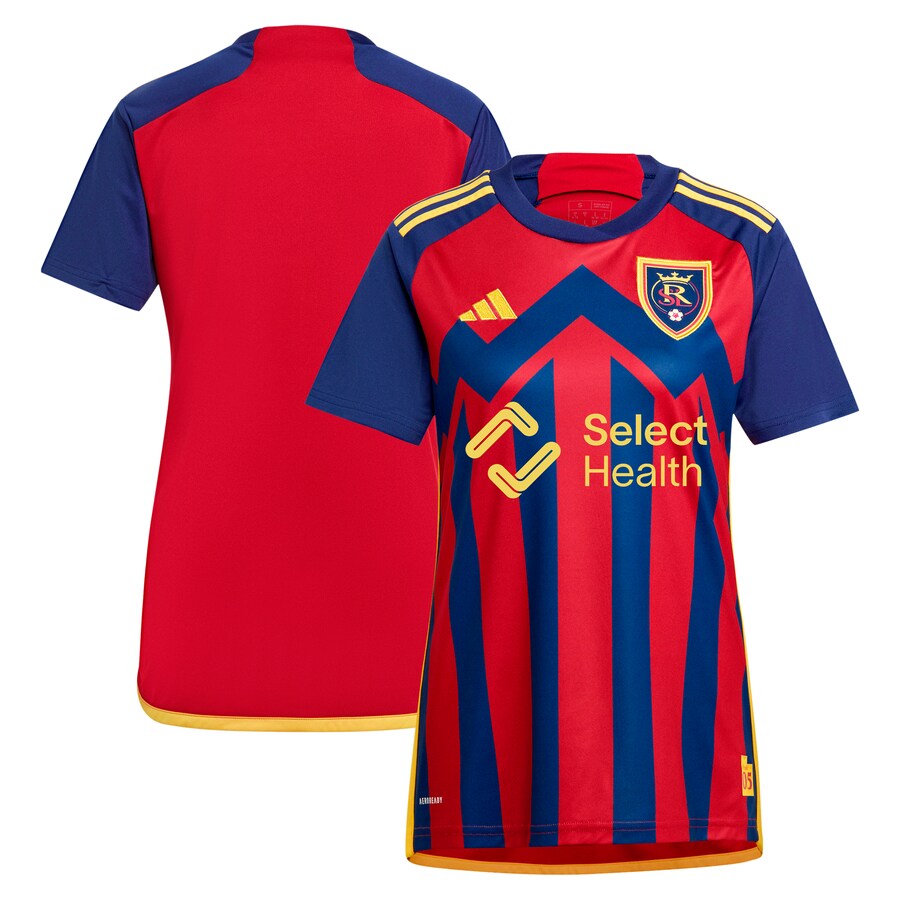 Women's Real Salt Lake adidas Red 2024 Peak Utah Replica Jersey