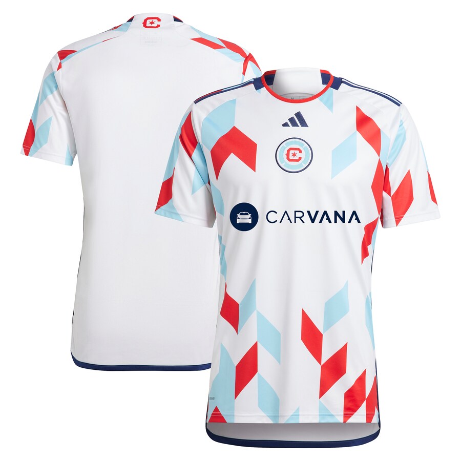 Men's Chicago Fire adidas White 2024 A Kit For All Replica Jersey
